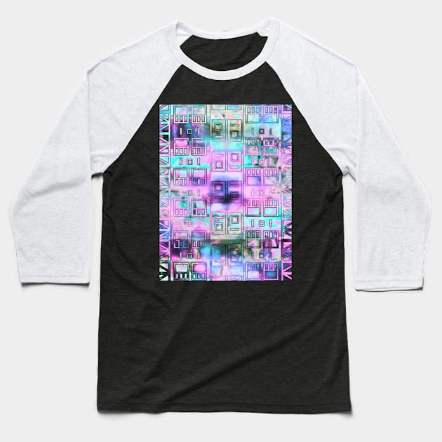 Building - Version 2 Baseball T-Shirt by JadeGair